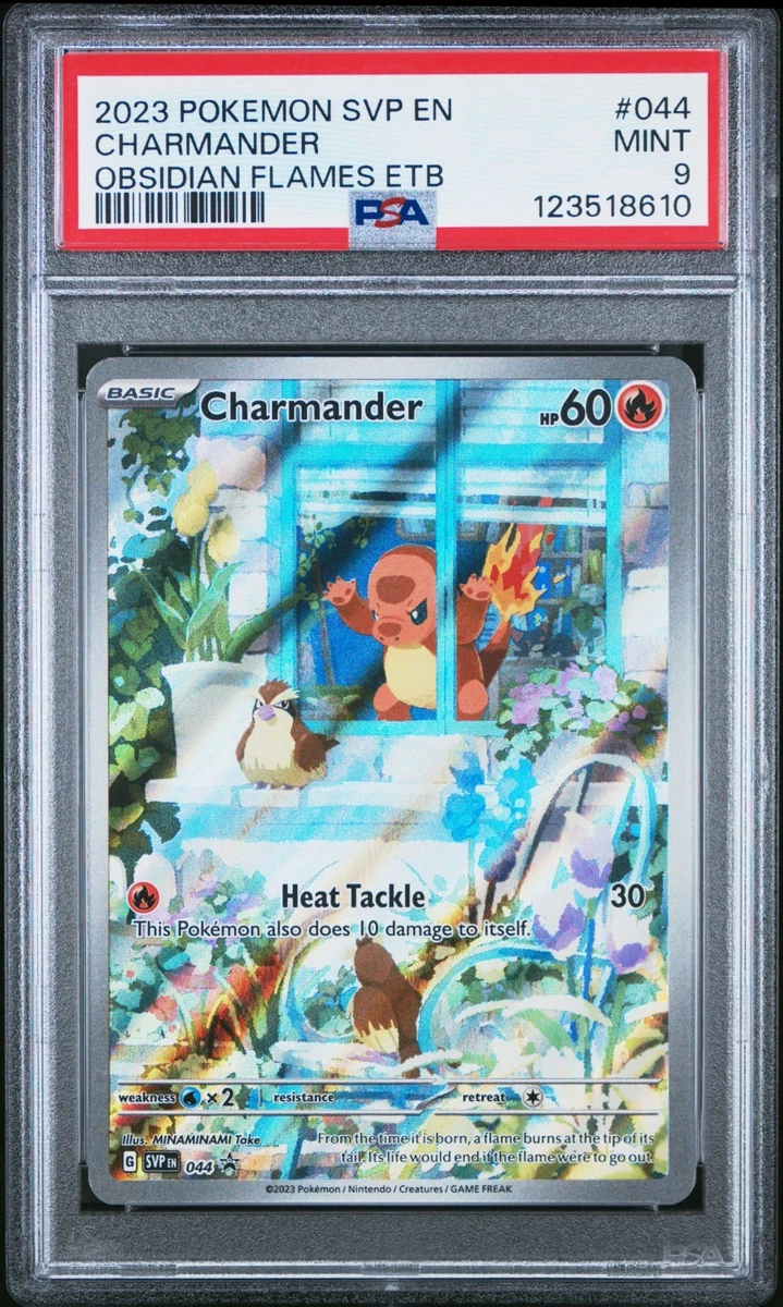 Pokemon Charmander SVP044 Obsidian Flames ETB Promo Card PSA 9 | eBay
