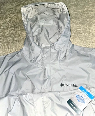 NEW COLUMBIA, MENS SIZE 2X-TALL, WATER💧TIGHT II FULL-ZIP GREY JACKET, MSRP $100 - Image 1 of 4