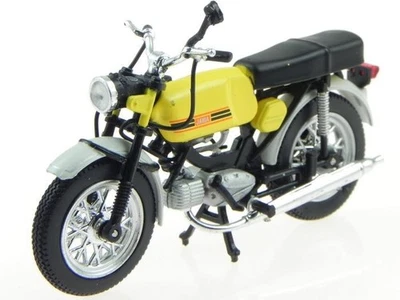 Atlas Editions Jawa Mustang 'Yellow' Die Cast Motorcycle 1:24 G Scale - Image 1 of 2