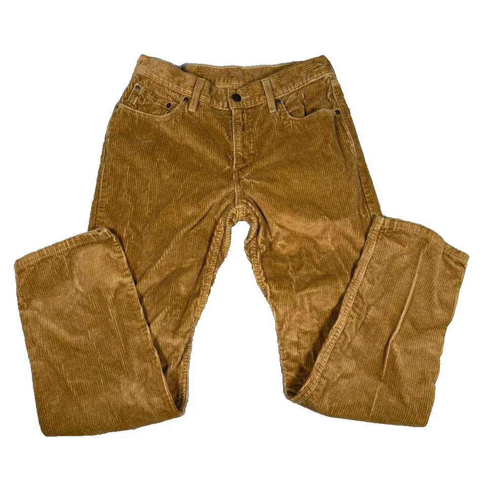 Calça de veludo feminina Levi's 29x30 marrom - Imagem 1 de 4