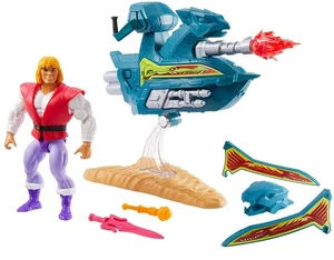 Playset: Masters of the Universe Origins: PRINCE ADAM + SKY SLED - Mattel - Imagen 1 de 10