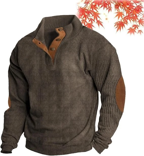 mens corduroy top suede patches - Image 1 of 1