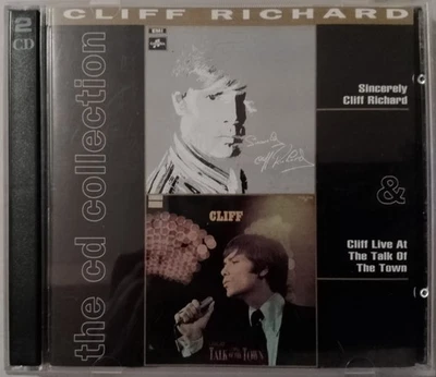 Cliff Richard 2x CD Collection - Sincerely/Cliff Live At The Talk Of The Town - Image 1 of 2