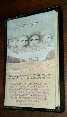 Highwayman - Nelson, Cash, Jennings & Kristofferson (Cassette 1985 CBS Records)  - Image 1 of 4