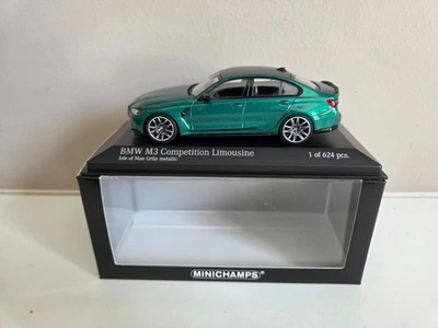 Minichamps 1/43 BMW M3 Competition - Isola di Man Green - 2020 - 410020200 - Immagine 1 di 4