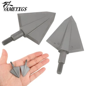 150gr Archery Hunting Arrowheads Tips Points Blade Broadheads Shooting Target - Picture 1 of 15