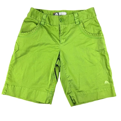 Pantalones Cortos de Carga Nike ACG Para Mujer 2 Verdes Todas las Condiciones Bolsillos para Equipamiento Informales Algodón Foto 1 de 4