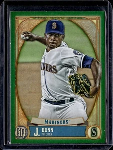 2021 Topps Gypsy Queen Green Parallel #66 Justin Dunn Seattle Mariners - Bild 1 von 2
