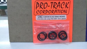 Pro-Track CNC  Front Drag tires Pro Star in Black - Picture 1 of 1