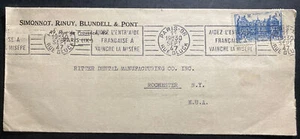 1947 Paris France Commercial Slogan Cancel Cover To Rochester NY Usa - Picture 1 of 2