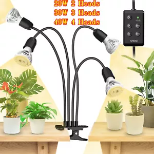 SANSI LED Grow Lights for Indoor Plants 600W Full Spectrum Clip Plant Grow Lamp - Picture 1 of 54