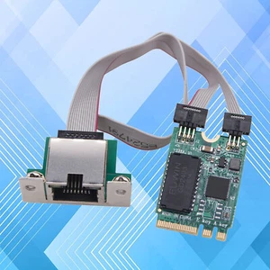 M.2 Gigabit Network Adapter 2.5G/1000/100Mbps M2 RJ45 Ethernet Adapter Mini PCL0 - Picture 1 of 11