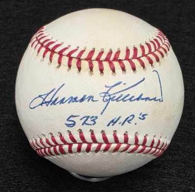 HARMON KILLEBREW Signed Inscribed 573 HR'S Official Baseball-TWINS-JSA - Image 1 of 4