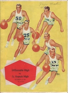 1951 WILLAMETTE vs. ST. FRANCIS Eugene Oregon H.S. football program COCA-COLA AD - Picture 1 of 7