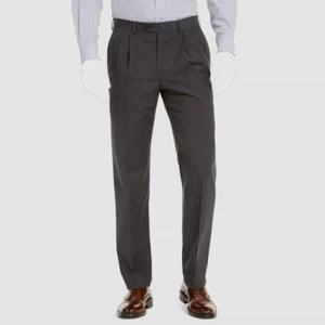 $140 Polo Ralph Lauren Men's Straight Fit Gray Wool Blend Dress Pants 32W 30L - Picture 1 of 2