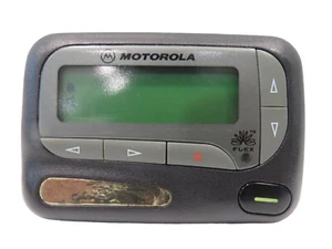 Vintage Motorola Advisor Gold Flex Pager Beeper w/ Belt-Clip Tested & Works - Zdjęcie 1 z 6