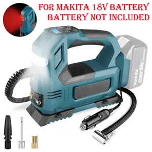 120PSI Cordless Air Compressor Electrical Tyre Pump for Makita 18V Battery New - Picture 1 of 12