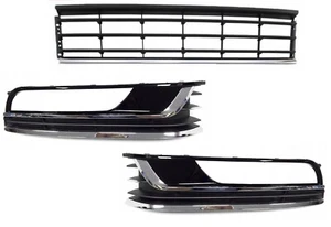 JUEGO REJILLAS INFERIORES DELANTERAS MOLDURAS CROMADAS PARA VW PASSAT B7 2010-2015 COMFORTLINE - Imagen 1 de 1