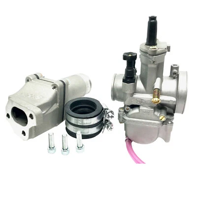 MF0785 CARBURATORE POLINI PWK Dm 24 + COLLETTORE LAMELLARE 3 FORI APE 50 TUTTI