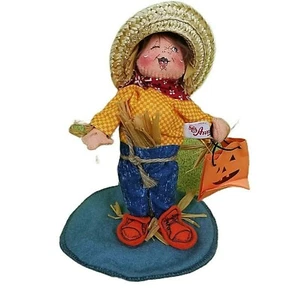 Annalee 1998 Halloween 7" Espantapájaros para niños truco o trato de colección - Imagen 1 de 9
