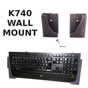 Wall Mounted Holder for Logitech K740 Wireless Keyboard - Bild 1 von 9