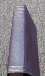 SIR EDWARD LYTTON, BART VINTAGE, NO DATE, EUGENE ARAM - Imagen 1 de 12