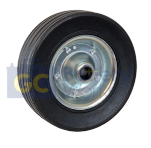 Jockey Wheel Replacement Wheel Spare 200x60mm Steel Rim w/ 20x60mm Centre Bore - Picture 1 of 4