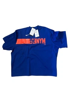 NWT NIKE womens New York METS t shirt size X-large Loose Fit/short - Picture 1 of 3