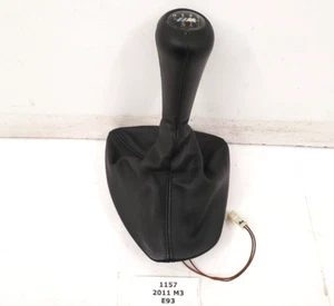 ✅ 08-13 OEM BMW E90 E92 E93 M3 Manual Transmission Gear Shifter Knob Leather - Picture 1 of 13