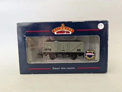 37-102 Bachmann OO Gauge 13 Ton 7-Plank Wagon BR/PO Grey M608163 - Old Tooling - Image 1 of 2