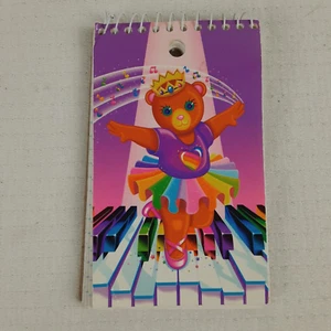 Lisa Frank Vintage Spiral Bound Memo Pad Miniature Note Pad Ballerina 3" x 5" - Picture 1 of 9