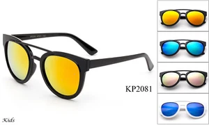 Kids Sunglasses Classic Sporty Lead Free UV 100% Flash Mirror Lens Boys Girls - Picture 1 of 9