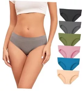 Womens Underwear Seamless Bikini Underwear Cheeky Soft Medium A-multicolor - Picture 1 of 7
