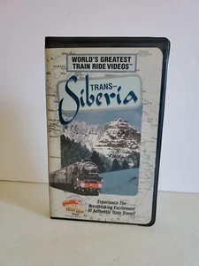 World's Greatest Train Ride Videos Trans Siberia (VHS 1995 ClamShell) Russia - Picture 1 of 3
