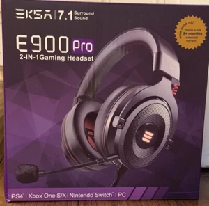 EKSA E900 Pro 7.1 Virtual Surround Sound Gaming Headset - PS4 Xbox One Switch PC - Picture 1 of 2