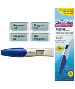 clearblue digital pregnancy test with weeks indicator- 1 Test - USA SELLER - Picture 1 of 3