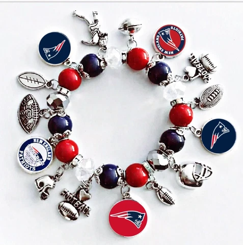 New England Patriots SUPER BOWL Charm Bracelet Cover