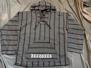 Deftones Pullover Mexican Blanket XL Hoody Official Drug Rug Nu Metal Team Sleep - Bild 1 von 5