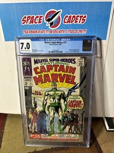 Marvel Super-Heroes #12 1st Captain Marvel & Origin CGC 7.0 Stan Lee - Picture 1 of 2