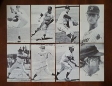 RARE Lot of 8 1971 Currie Press Richmond Braves,Maxie,King,Kelly,Lobb,Kester 