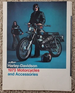 1973 Harley-Davidson Motorcycles and Accessories Catalog - Brochure - AMF B - Picture 1 of 7