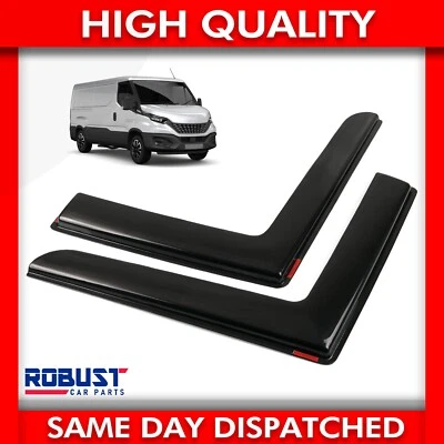 2X WIND RAIN SMOKE SUN GUARD DEFLECTORS L SHAPE FOR IVECO DAILY (2015-2024) - image 1 of 4