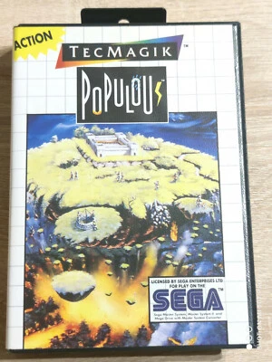Populous Sega Master System 1 2 - Image 1 of 3