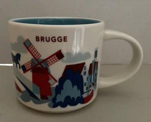 Starbucks 2020 You Are Here Collection BRUGGE Coffee Mug 14 oz. *pre-owned* read - Picture 1 of 12