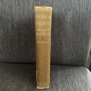 Eine Geschichte politischer Theorien William Archibald Dunning - 1923 Hardcover - Bild 1 von 3