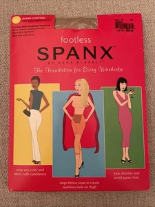 Spanx Size C Nude The Original Footless Pantyhose Control Top Slimming - Picture 1 of 4