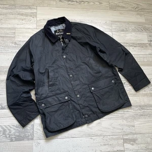 Men's Barbour Wax Ambleton Tartan Jacket ss24 size XL X Large navy - Picture 1 of 16