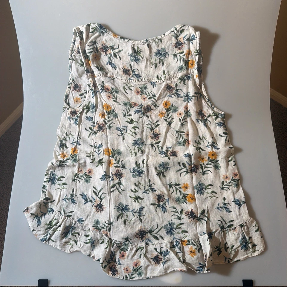 Lucky Brand Women's Boho Style, Floral Sleeveless, Size S - Image 1 of 2