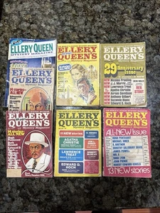 Ellery Queen's Mystery Magazine 1970s Issue Lot  Of 7 - Picture 1 of 2