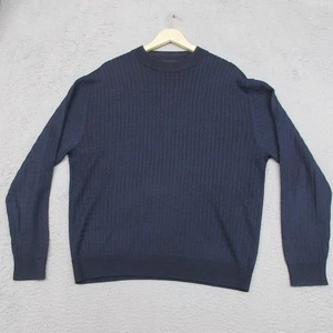 Baracuta Pullover Herren Large Struktur Strick Rundhals leicht Freizeit - Bild 1 von 13